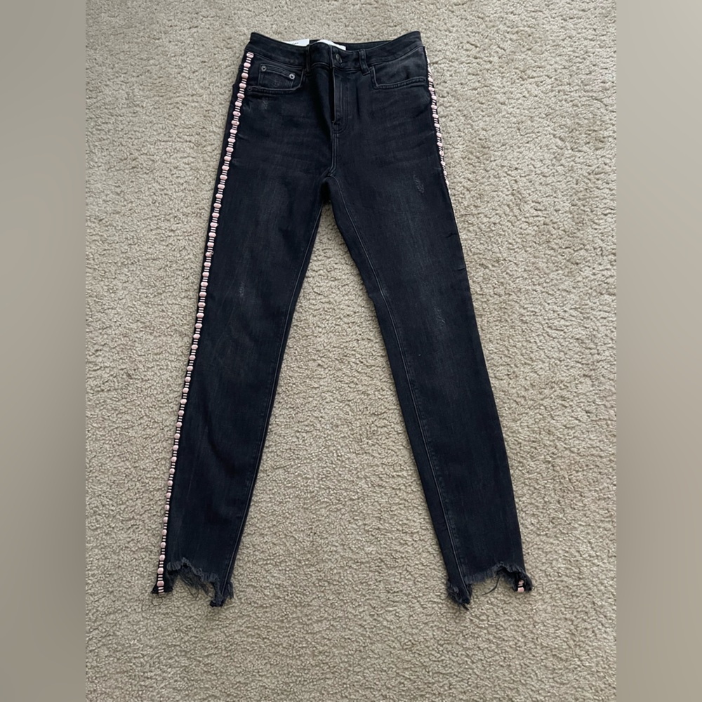 Zara black denim